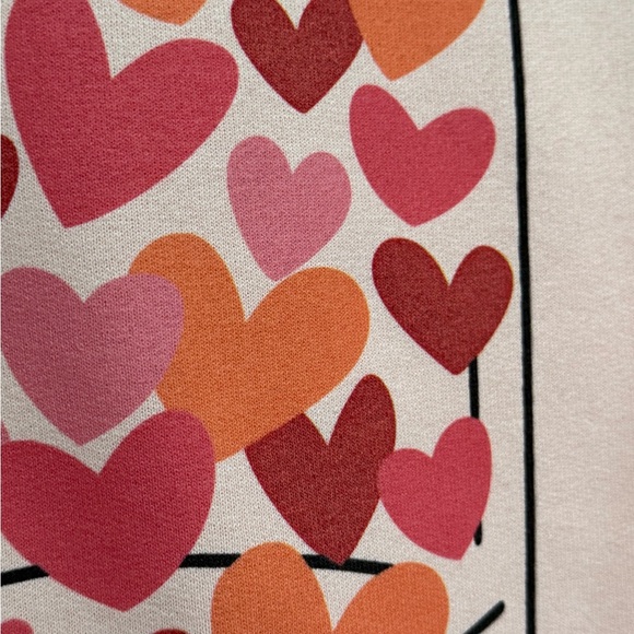 Valentine’s Pink Heart Jar Sweatshirt, size Medium - Picture 2 of 6